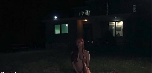  Hot Steamy Erotic Midnight Fuck Outside
